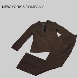 Chocolate Zip Sleeve Cuff Blazer Talls Suit